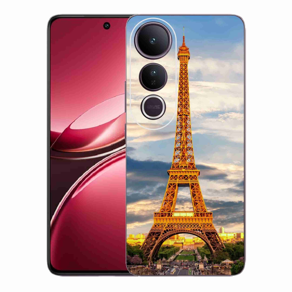 Gél borító mmCase a Vivo V50 Lite 4G/5G-n - eiffel torony 3