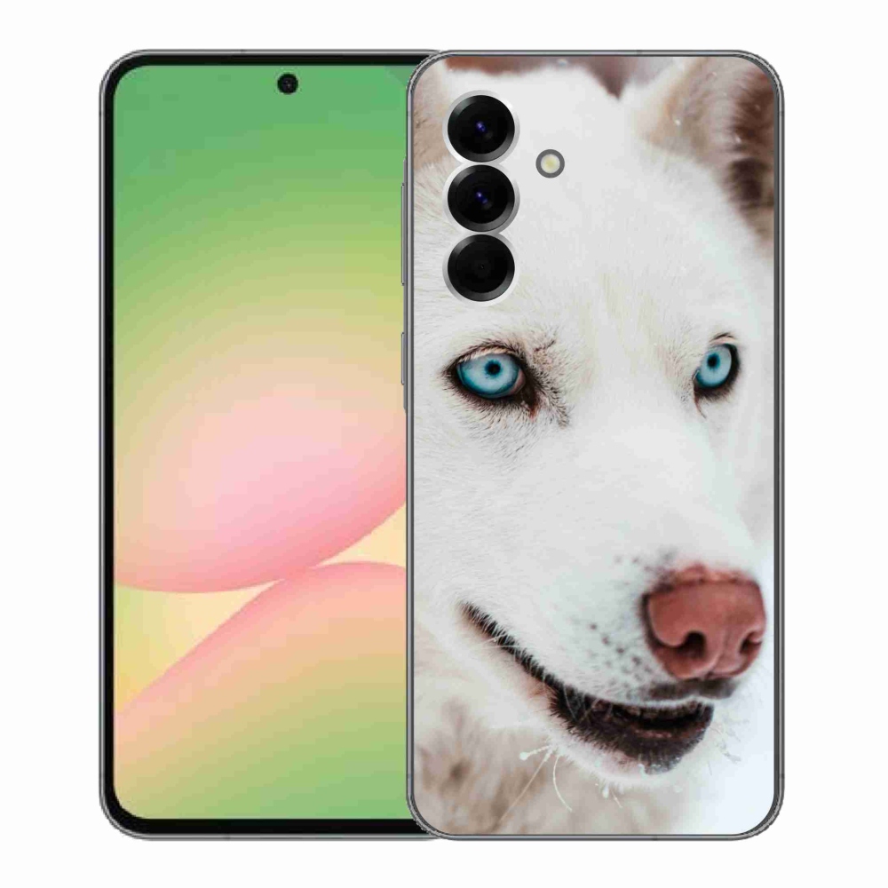 Zselés borítás mmCase Samsung Galaxy A56 5G - kutyaszemmel nézet