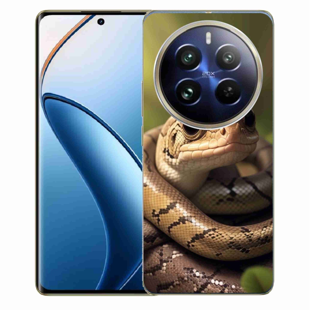 Zselés borítás mmCase a Realme 12 Pro 5G/12 Pro+ 5G számára - kígyó 1