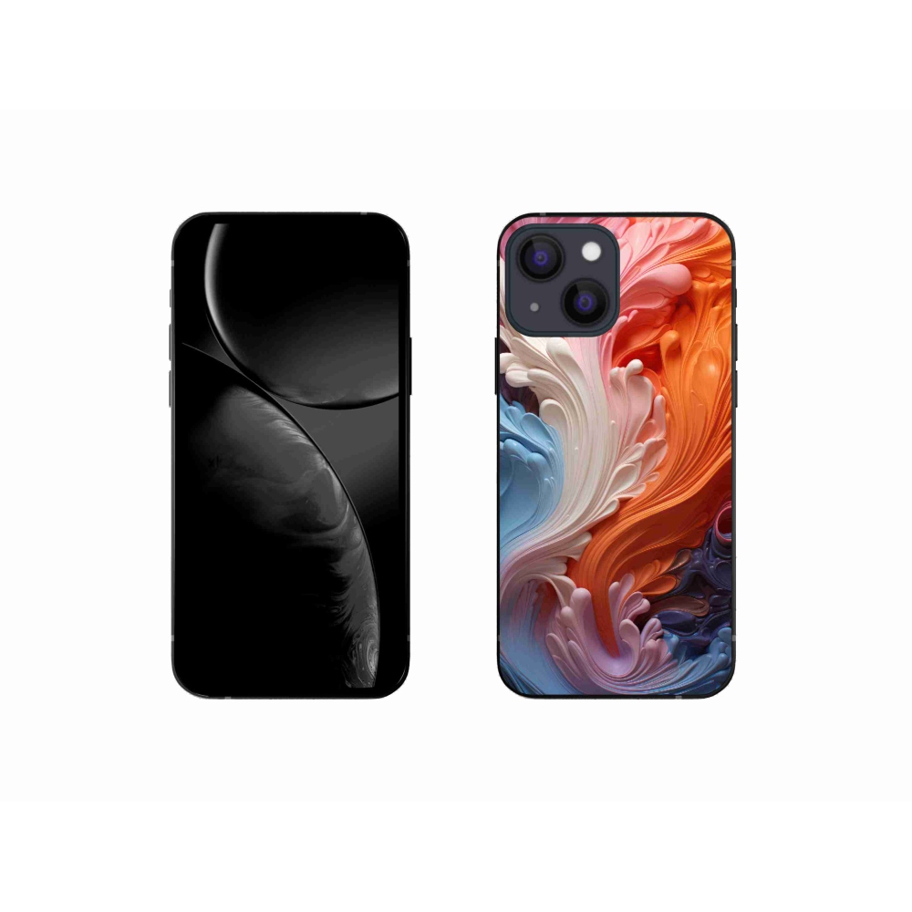 Zselés borítás mmCase iPhone 13 mini készülékhez - absztrakt motívum 8