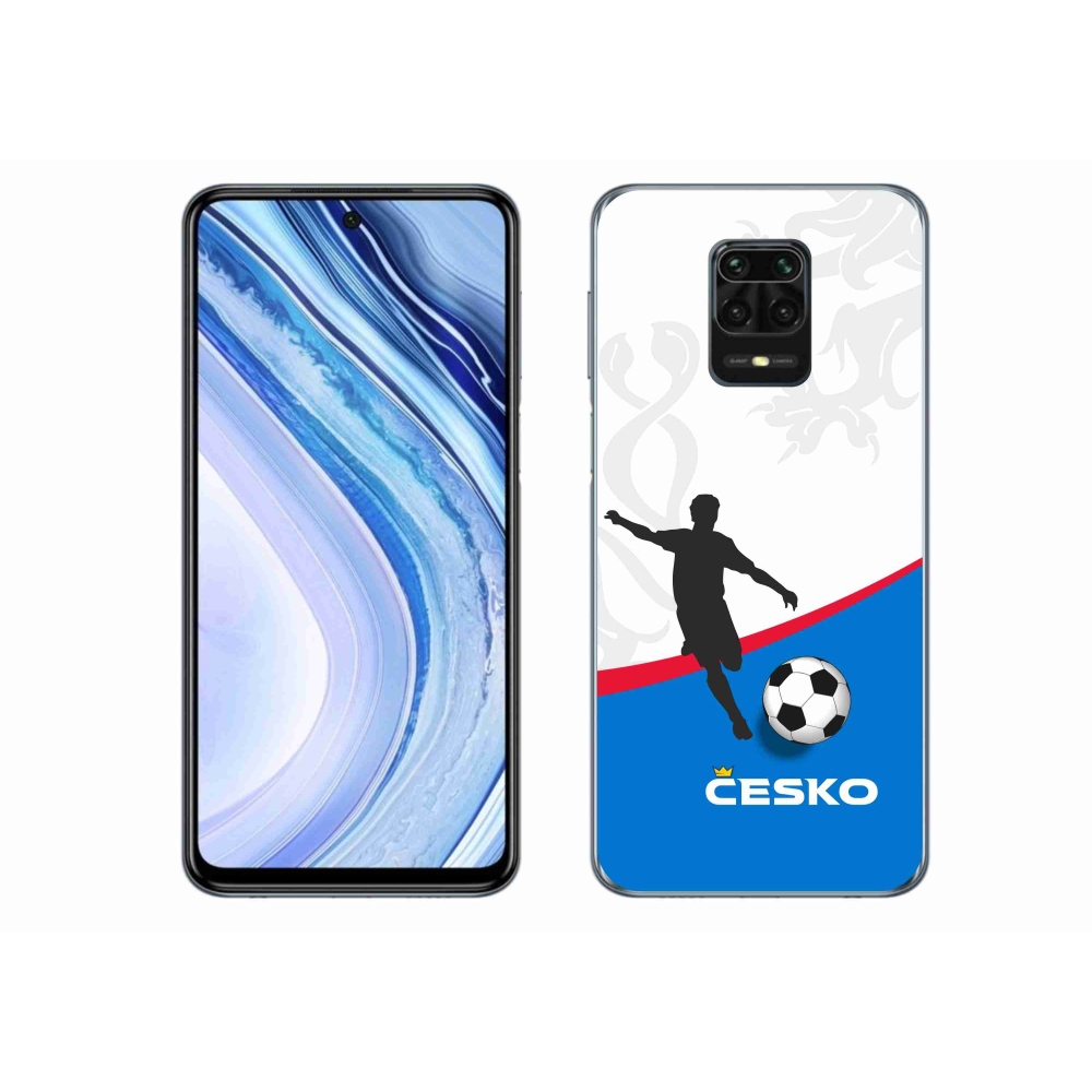 Gél borítás mmCase a Xiaomi Redmi Note 9 Pro - futball Csehország 1