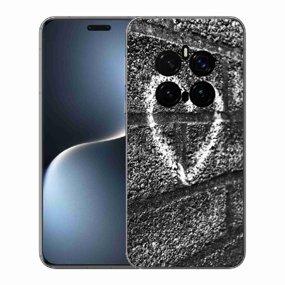 Gél borítás mmCase a Honor Magic 7 Pro 5G számára - szív a falon