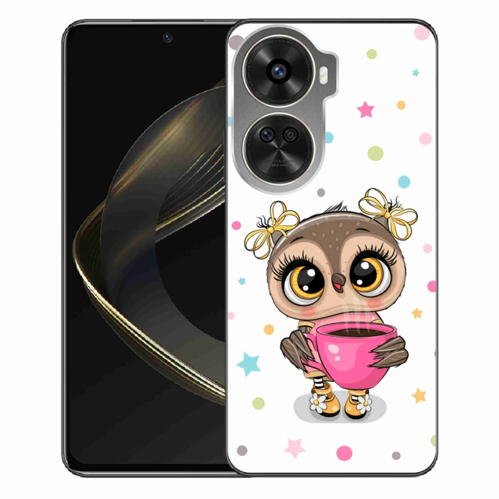 Gél borító mmCase a Huawei Nova 12 SE-hez - rajzfilm bagoly