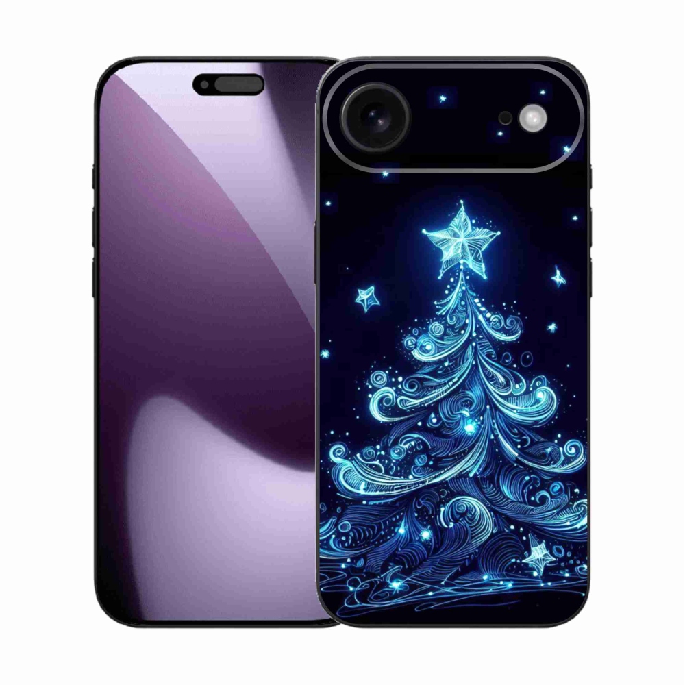 Gél borítás mmCase iPhone 17 Air készülékhez - neon karácsonyfa 4