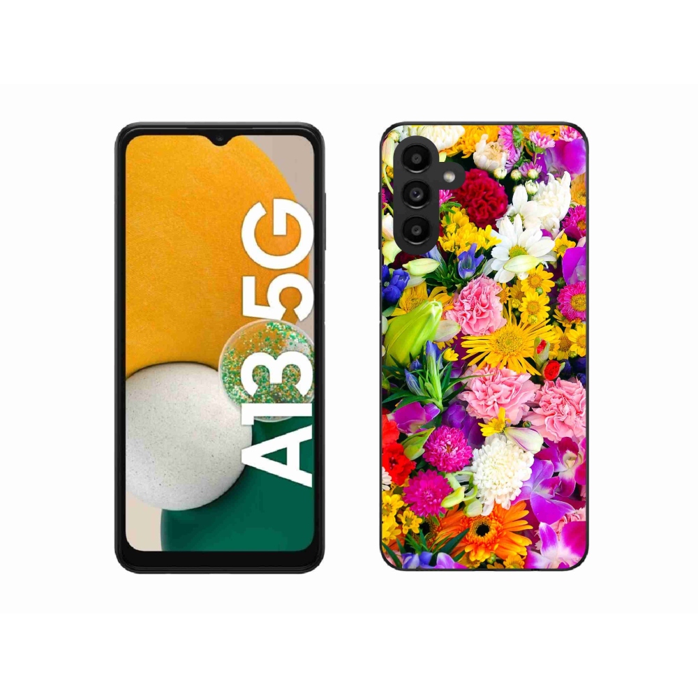 Gél borítás mmCase Samsung Galaxy A13 5G - virágok 12