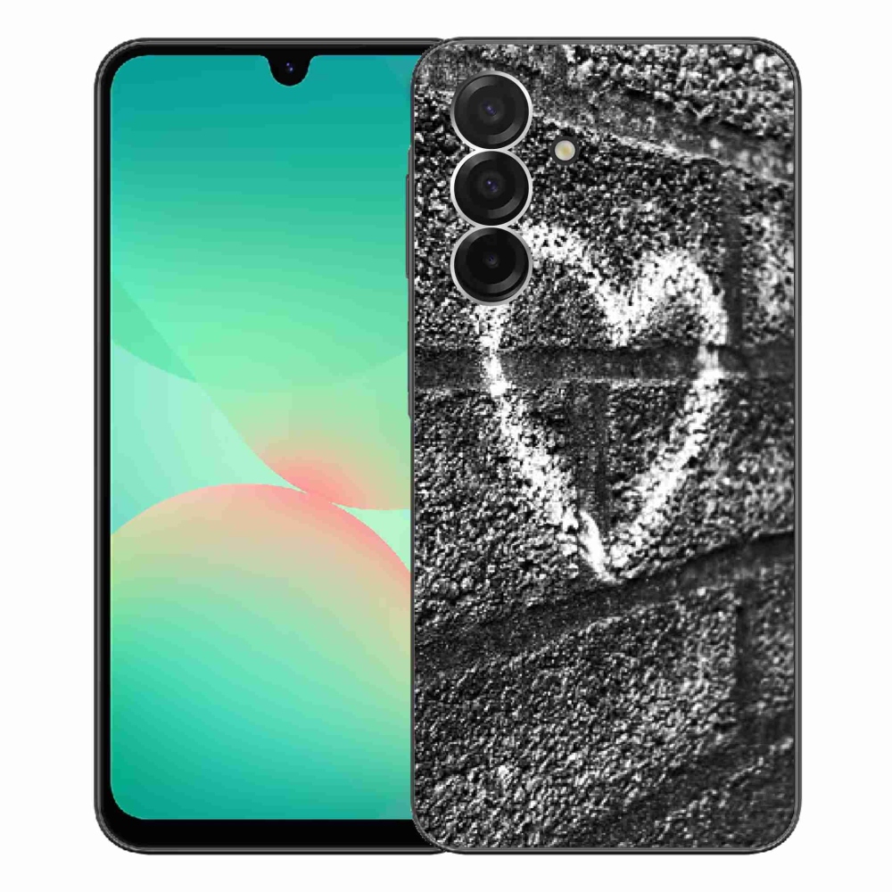 Gél borítás mmCase Samsung Galaxy A26 5G - szív a falon