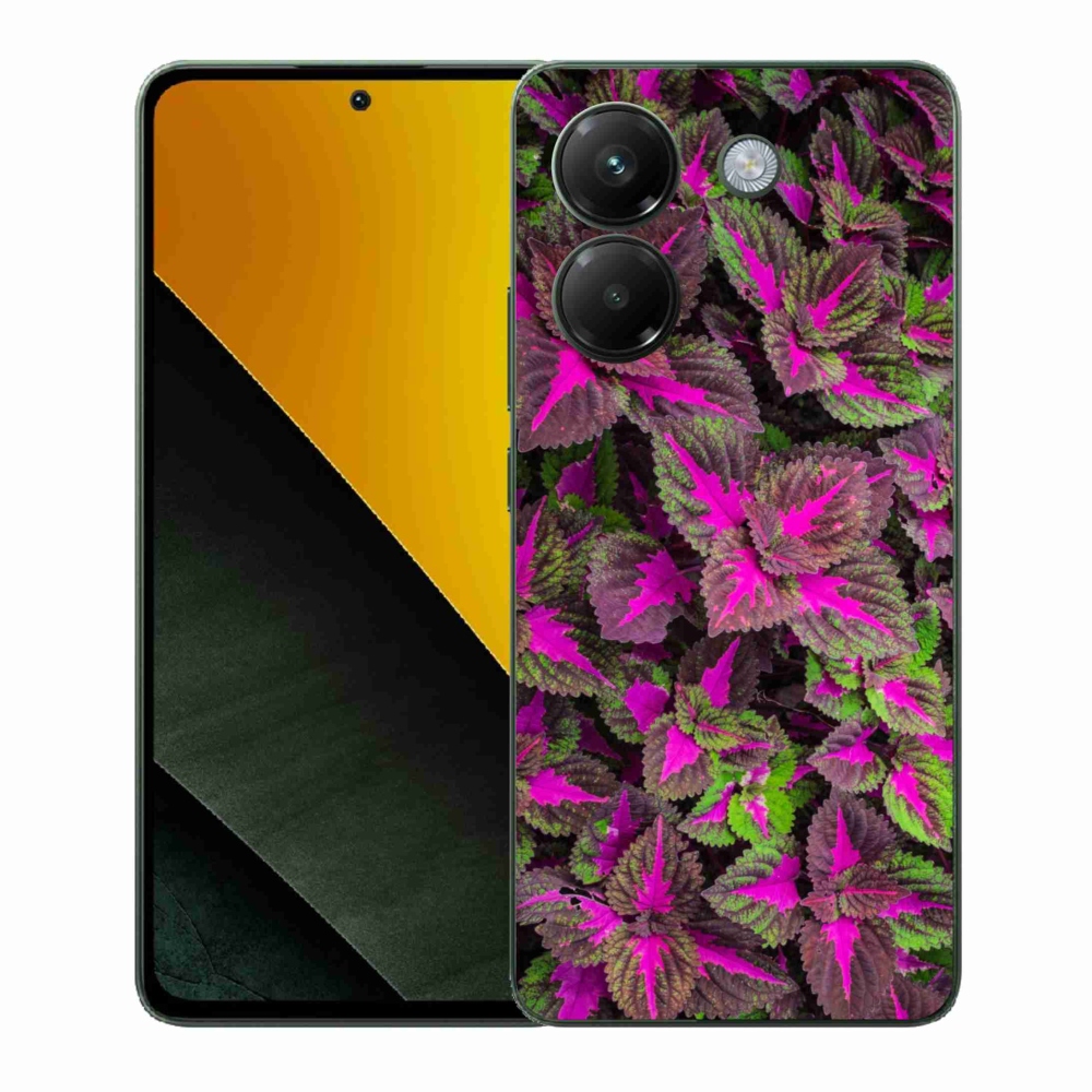 Gél borító mmCase a Xiaomi Poco M7 Pro 5G-hez - virágok 10
