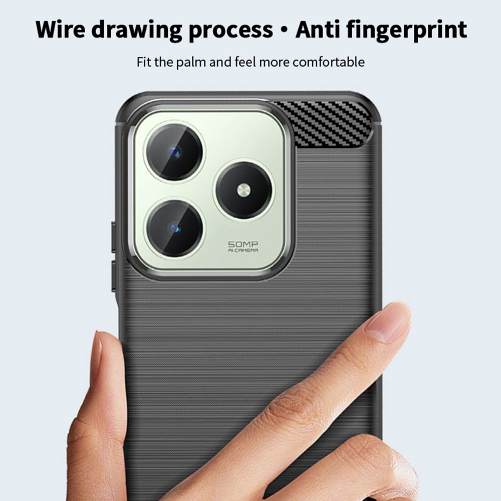 Szénálló zselés tok a Realme C61/C63 készülékhez - fekete