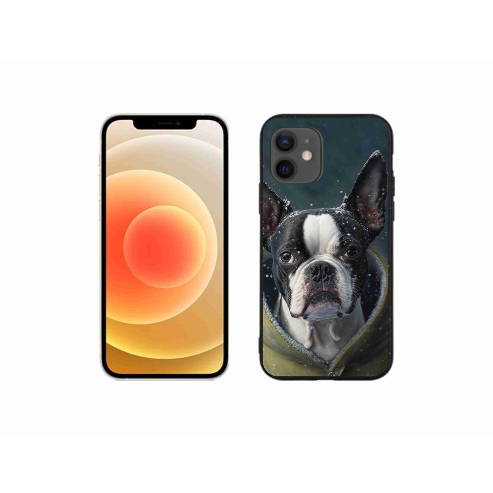 Zselés borítás mmCase iPhone 12 mini készülékhez - bulldog