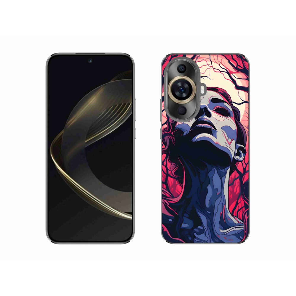 Gél borítás mmCase a Huawei Nova 11-en - absztrakt arc