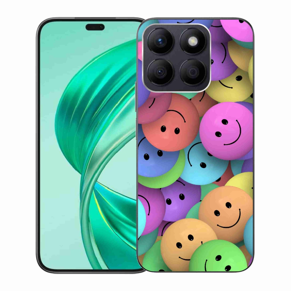 Zselés borítás mmCase a Honor X8b készülékhez - színes smiley-k