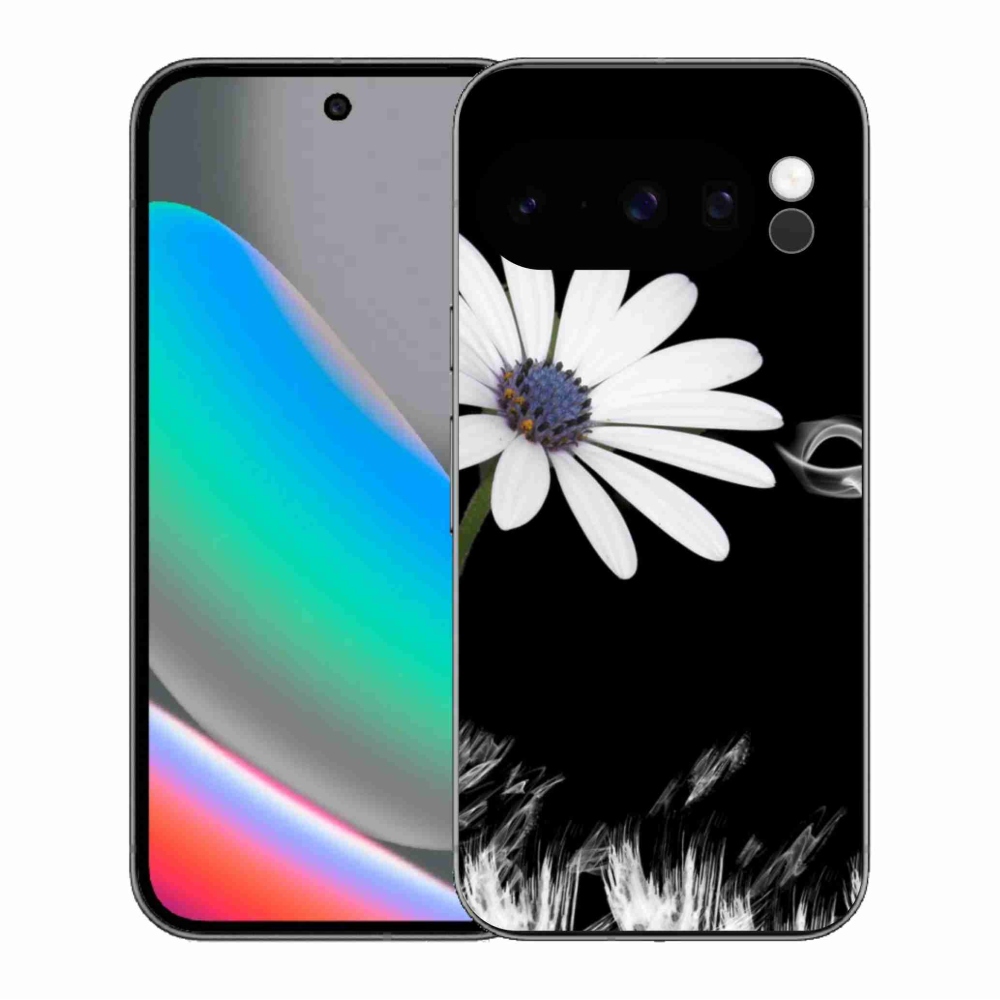 Zselés borítás mmCase a Google Pixel 10 Pro számára - fehér virág