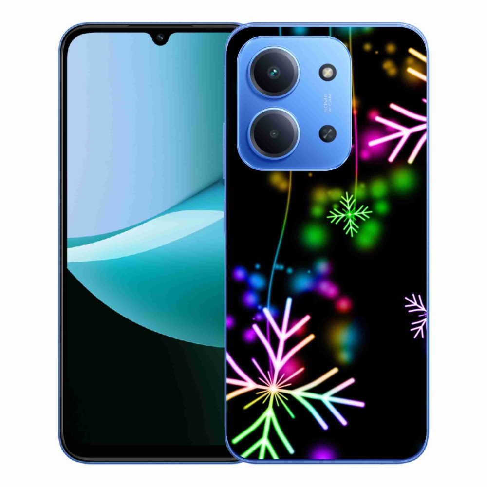 Zselés borítás mmCase a Xiaomi Redmi 15C 4G/5G (173mm) - színes pelyhekhez