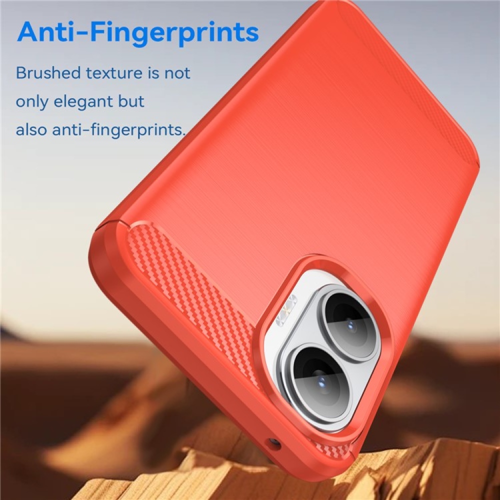 Szénálló zselés tok Xiaomi Poco F7 5G - piros