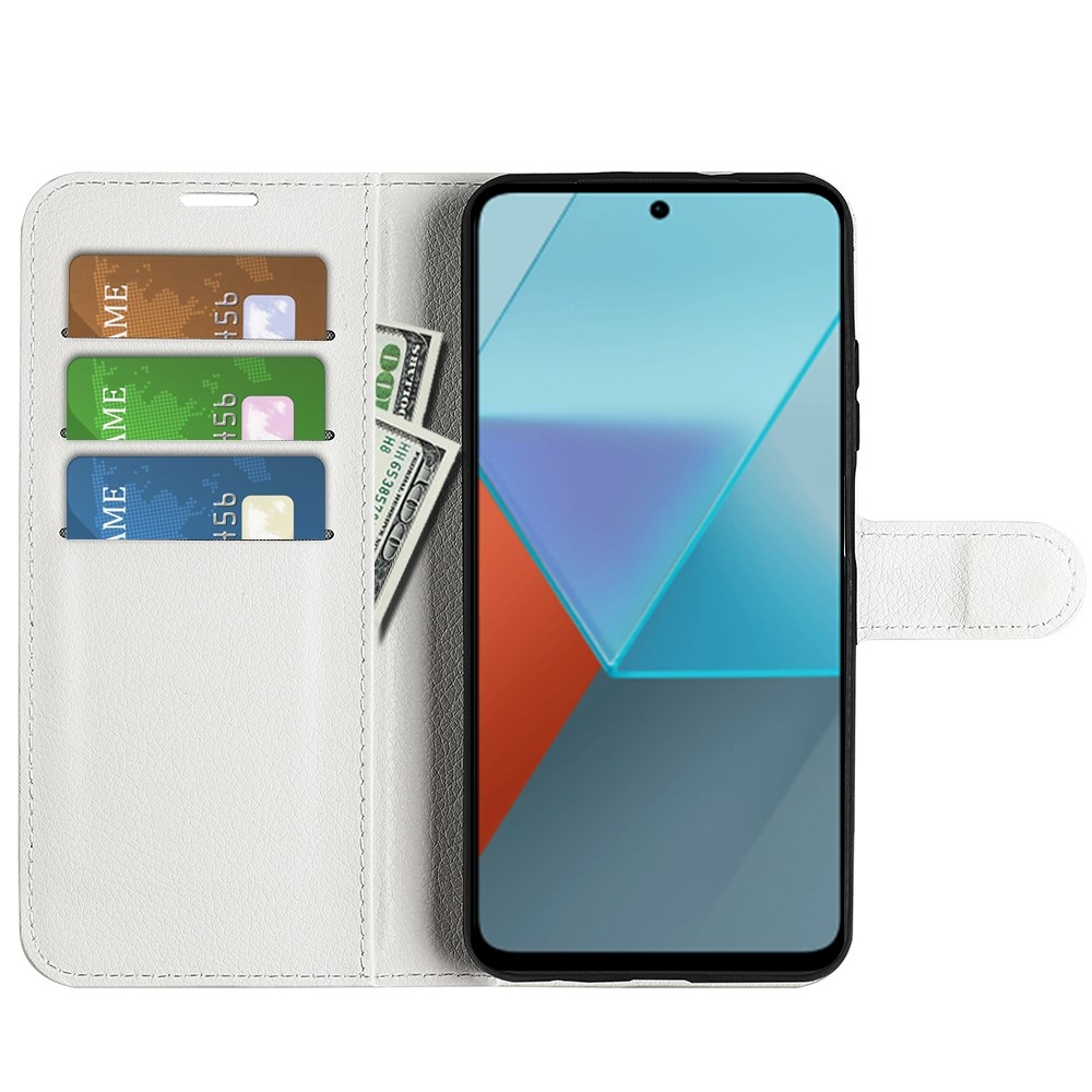 Litchi book tok Xiaomi Redmi Note 13 Pro 5G/Poco X6 5G - fehér