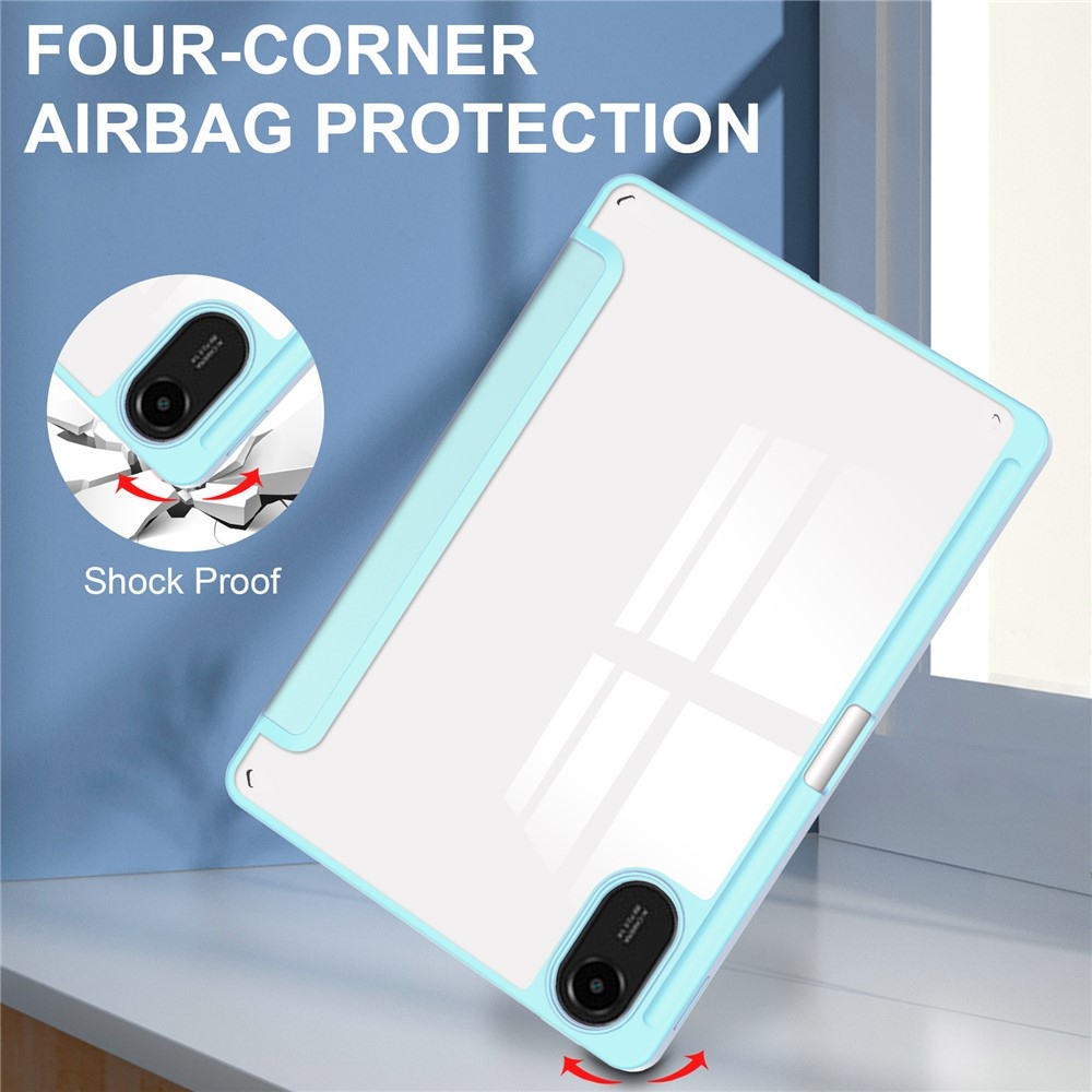 Ügyes záró tok Xiaomi Redmi Pad 2 táblagéphez - világoskék színben