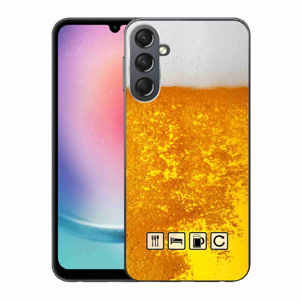 Gél borítás mmCase Samsung Galaxy A24 - sör motívum 3