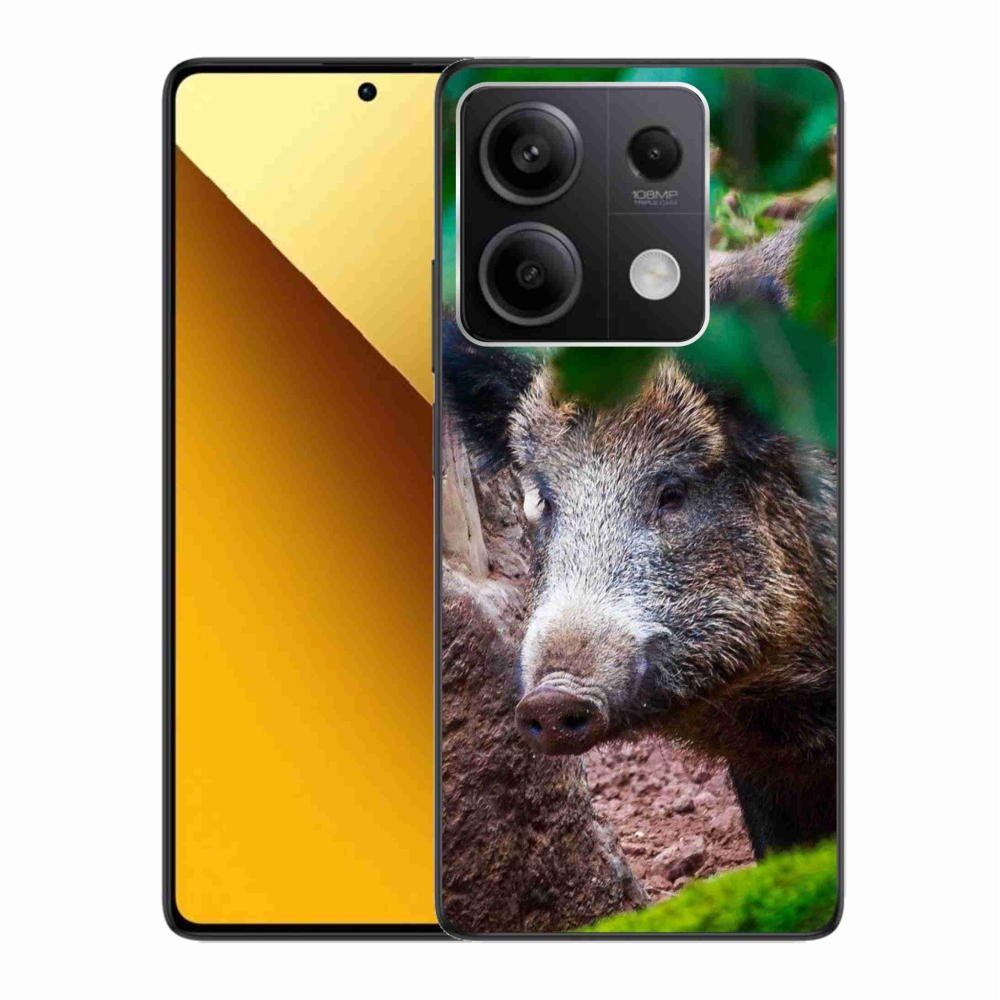 Gél borítás mmCase a Xiaomi Redmi Note 13 5G számára - vaddisznó