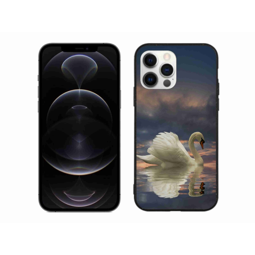 Gél védőburkolat mmCase iPhone 12 Pro Max készülékhez - hattyú