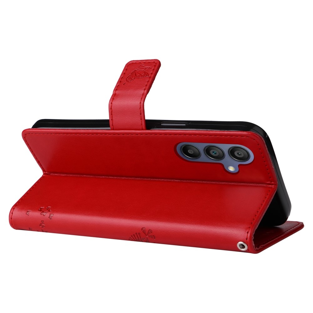 Fák könyve tok Samsung Galaxy A16 4G/5G/A26 5G - piros