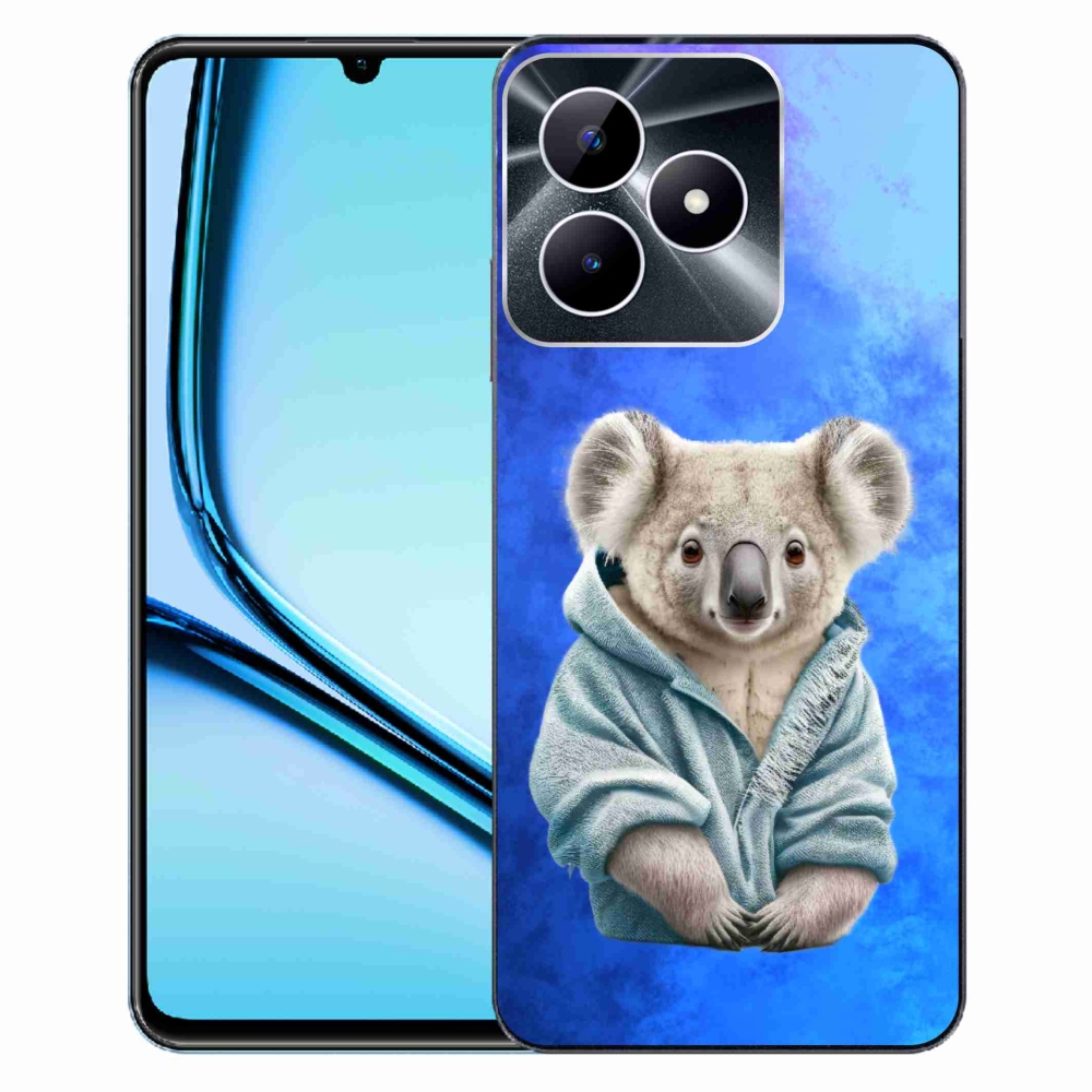 Gél borító mmCase a Realme Note 50 készülékhez - koala pulóverben