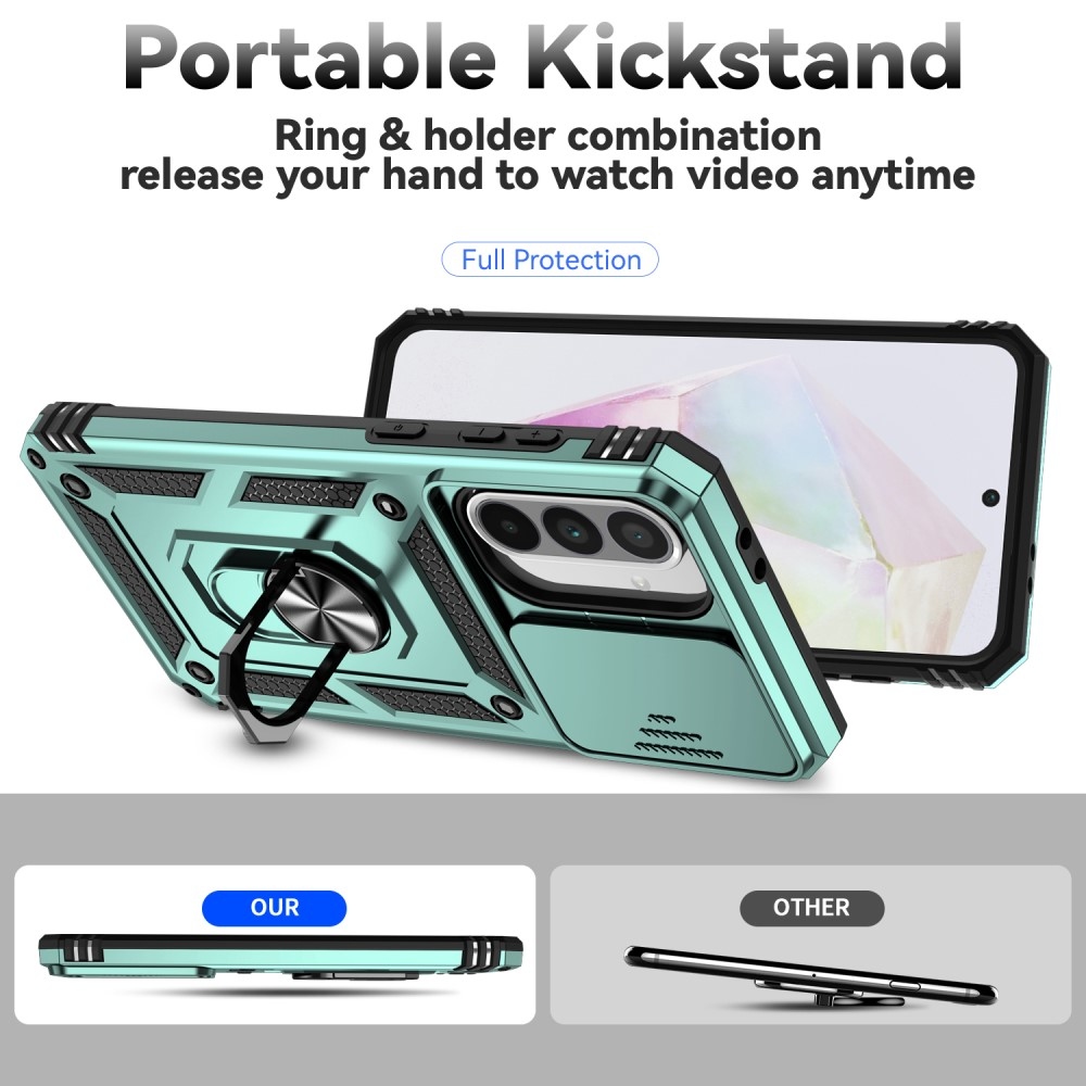 Gyűrűálló borítás Samsung Galaxy A36 5G készülékhez - zöld