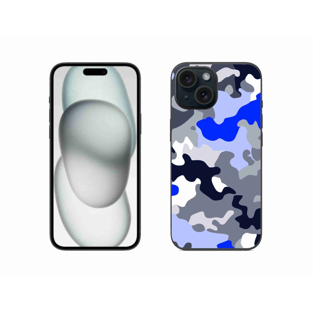 Zselés borítás mmCase iPhone 15 készülékhez - terepszínű minta 8