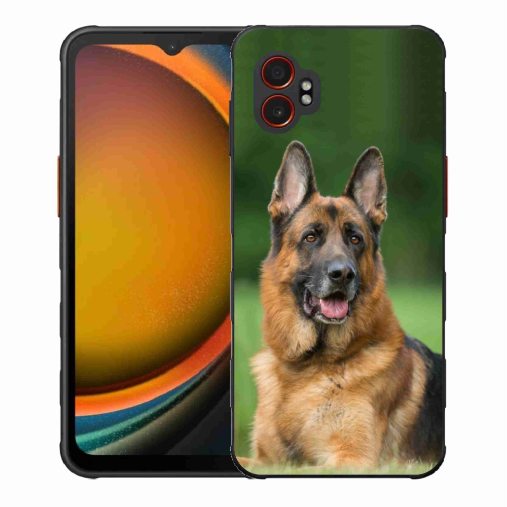 Gél borító mmCase Samsung Galaxy Xcover 7 Pro - Német juhászkutya számára