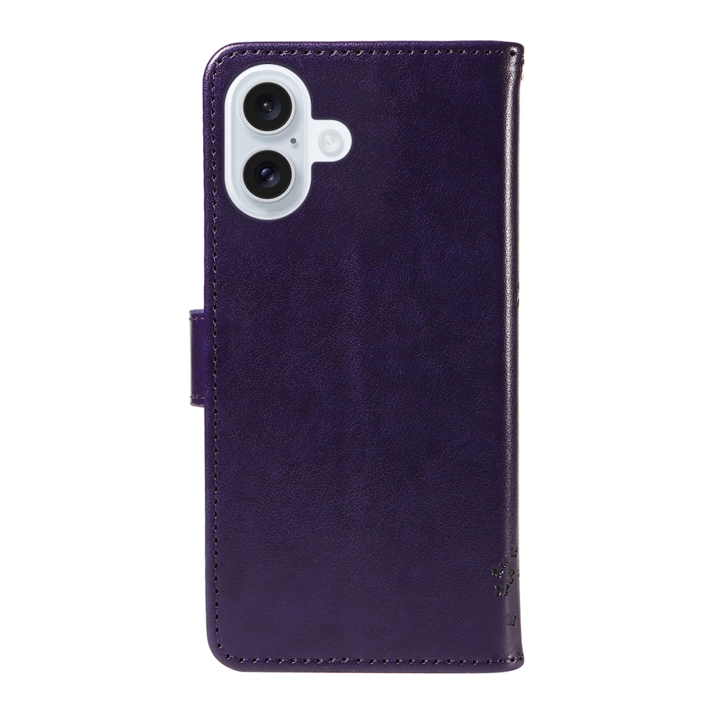 Fák könyvtáska iPhone 17-hez - sötétlila