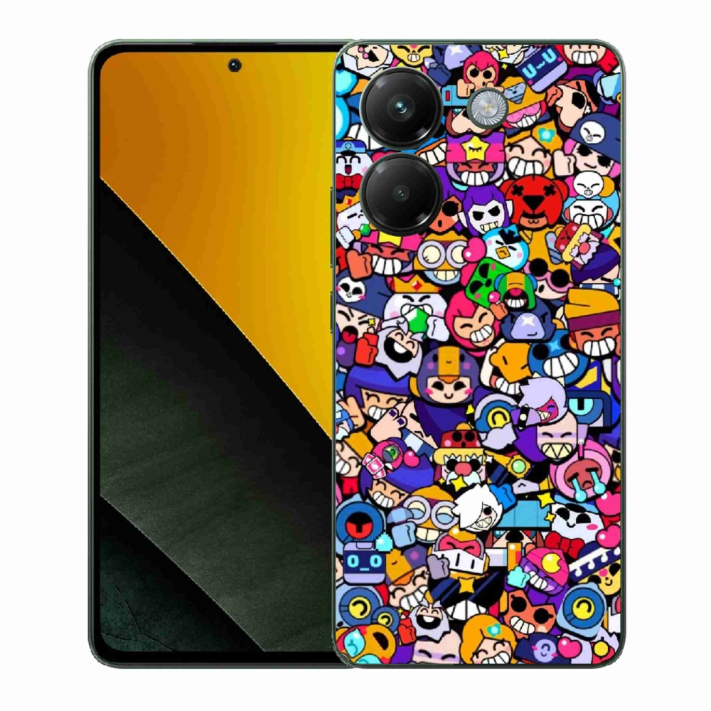 Gél borítás mmCase a Xiaomi Poco M7 Pro 5G számára - brawl stars 2