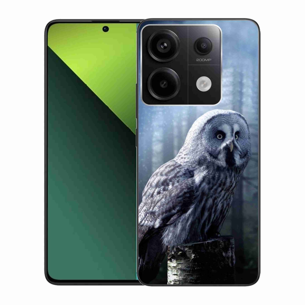 Gél borítás mmCase a Xiaomi Redmi Note 13 Pro 5G/Poco X6 5G számára - bagoly