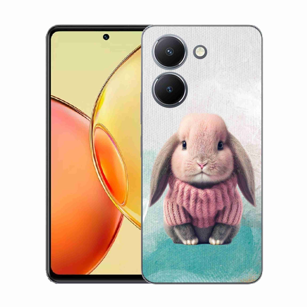 Zselés borítás mmCase a Vivo Y36-hoz - nyúl pulóverben