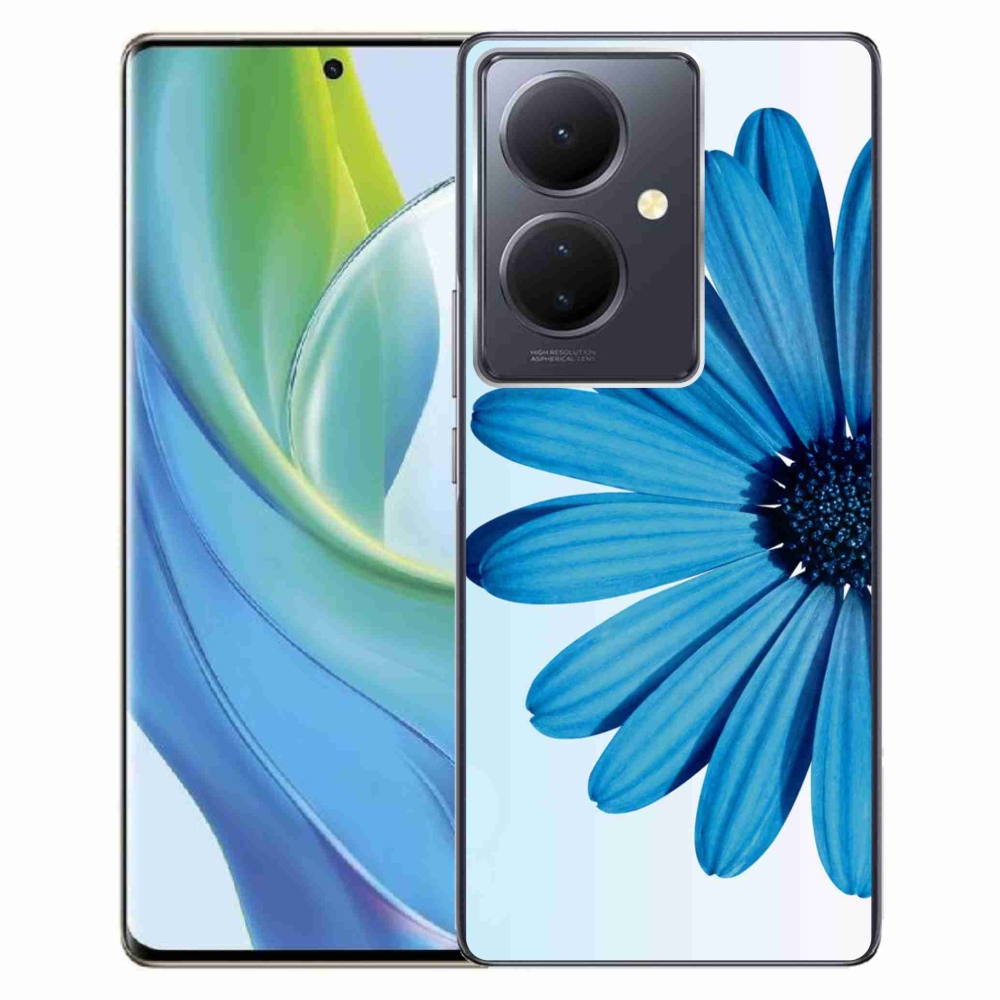 Gél tok mmCase a Vivo V29 Lite 5G-hez - kék százszorszép