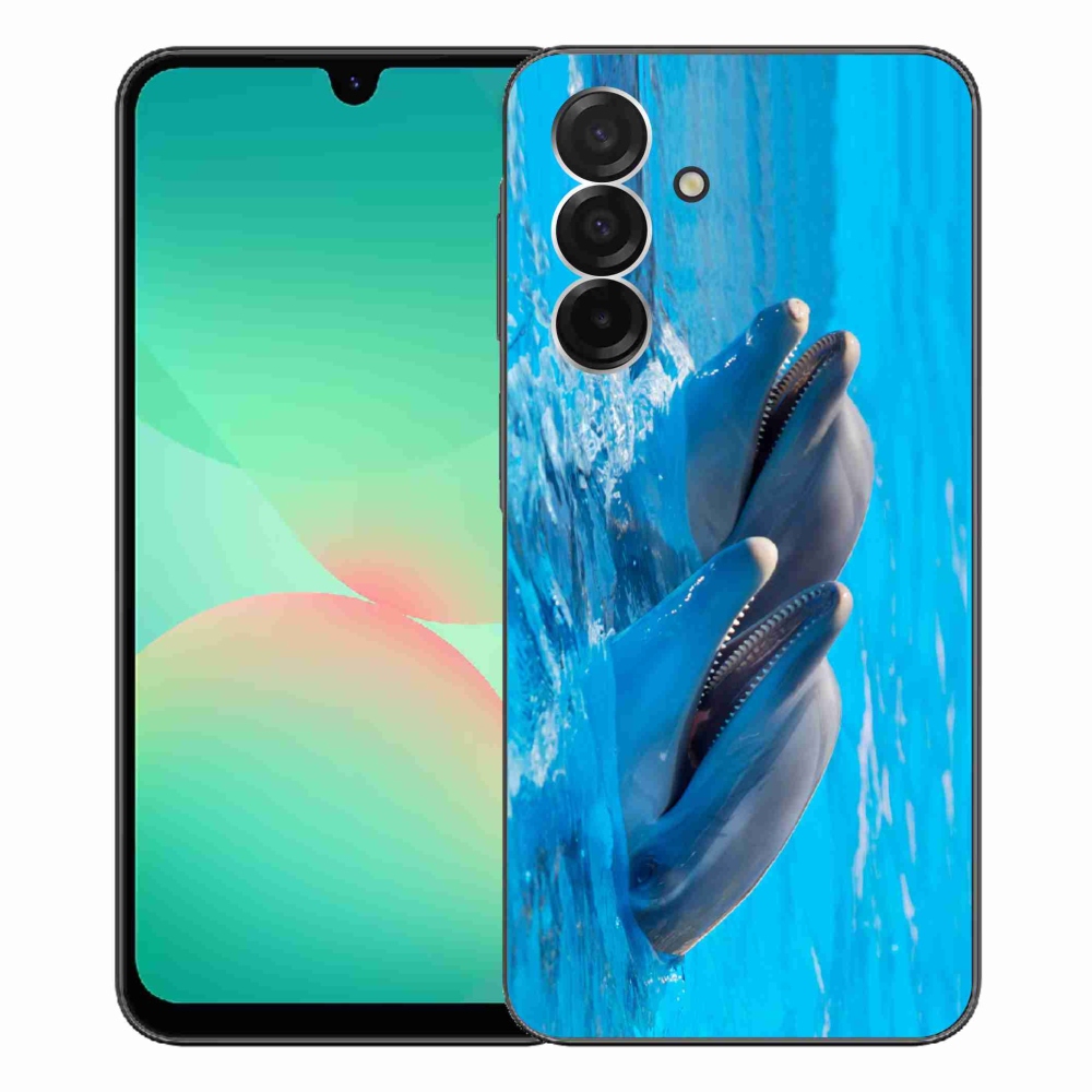 Zselés borítás mmCase Samsung Galaxy A26 5G - delfinek