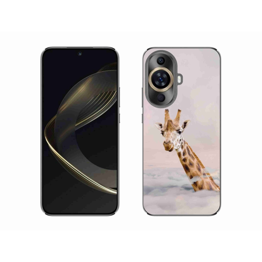 Gél borítás mmCase a Huawei Nova 11-en - zsiráf a felhőkben