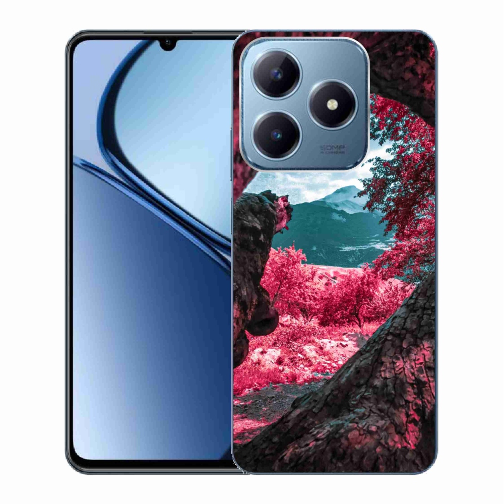 Zselés borítás mmCase a Realme C63 készülékhez - hegyi kilátás