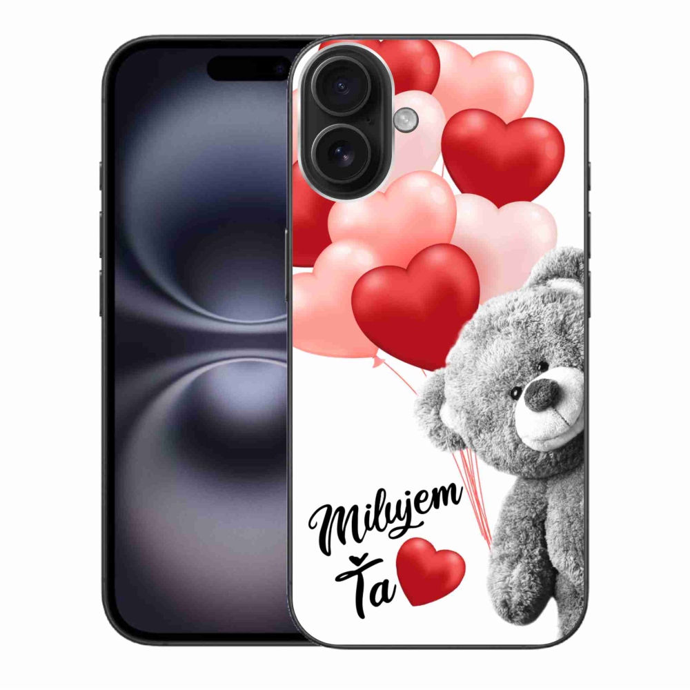 Gél tok mmCase iPhone 16 Plus készülékhez - I love you en