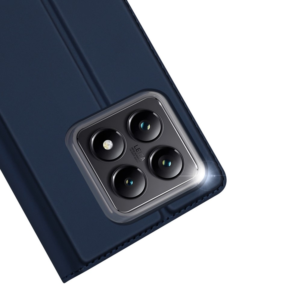 DUX könyvtáska Xiaomi 14T-hez - sötétkék