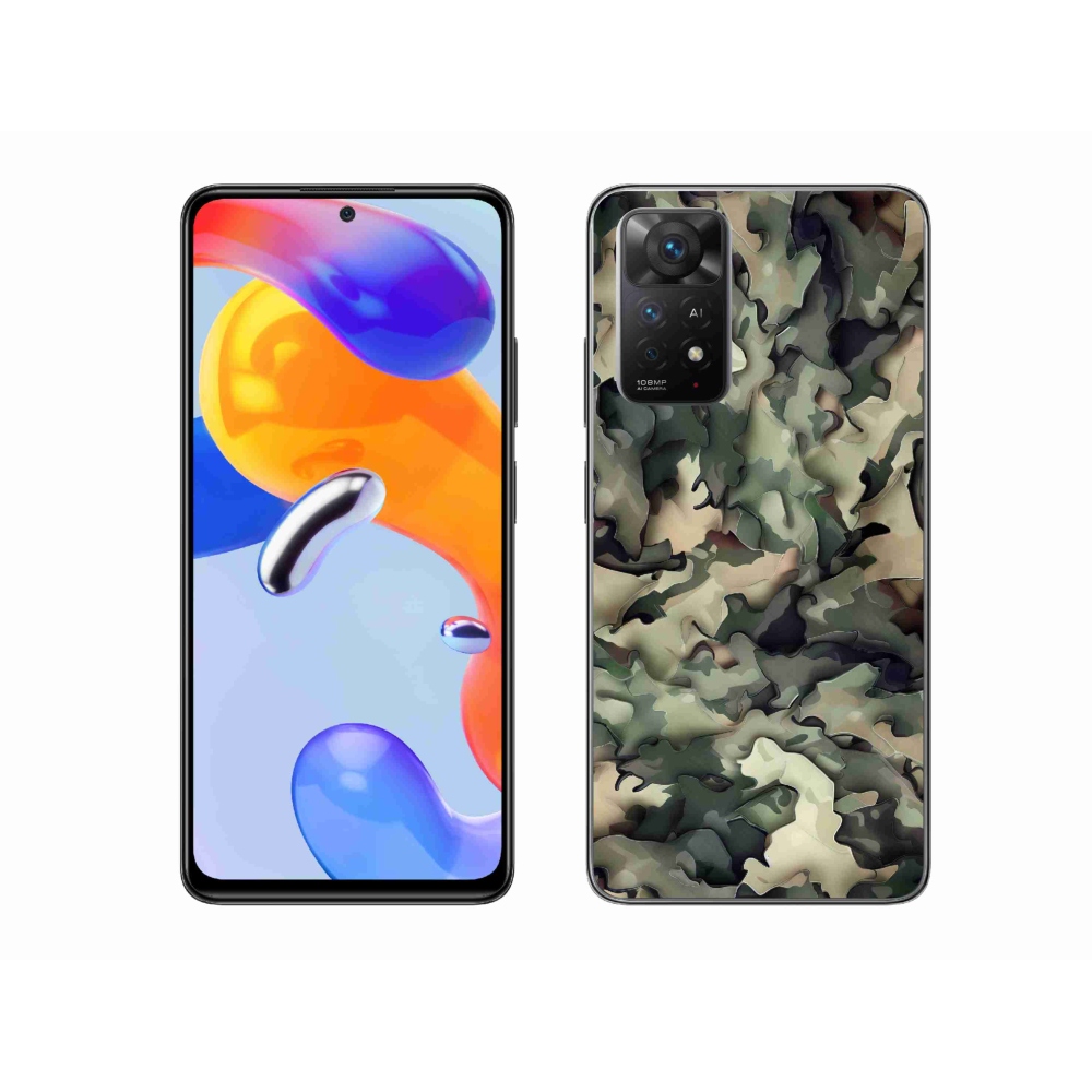 Gél borítás mmCase a Xiaomi Redmi Note 11 Pro 4G/5G-hez - álcázott minta 9