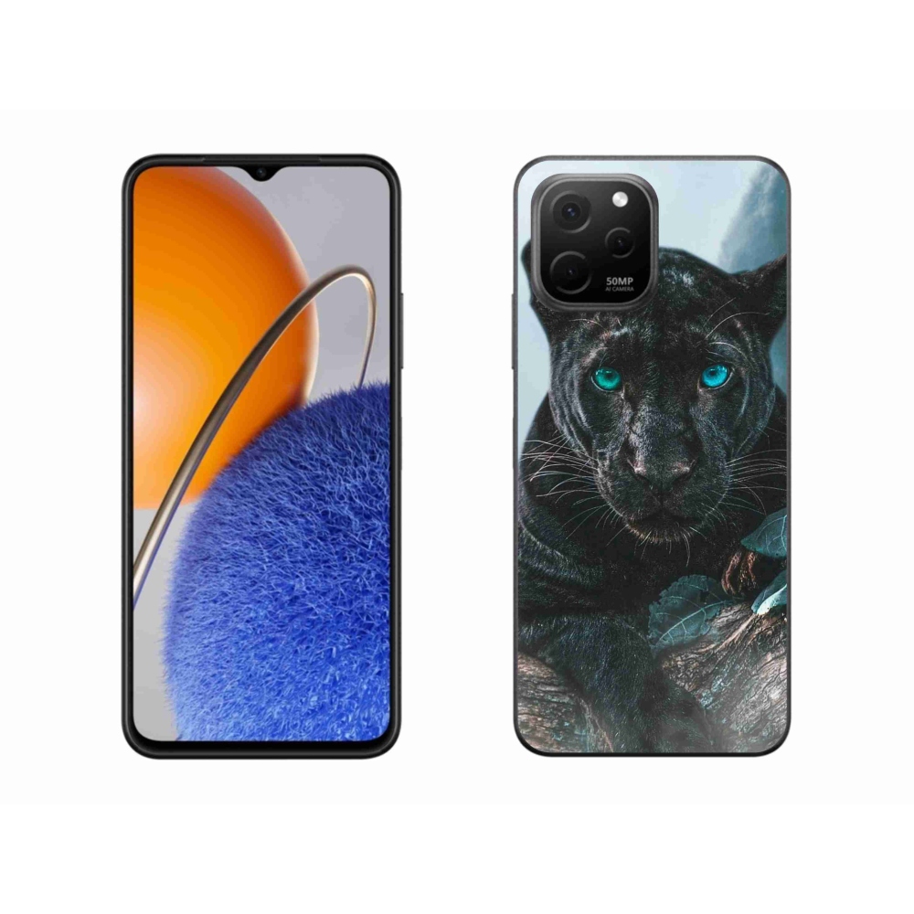 Gél borítás mmCase a Huawei Nova Y61 készülékhez - fekete párduc