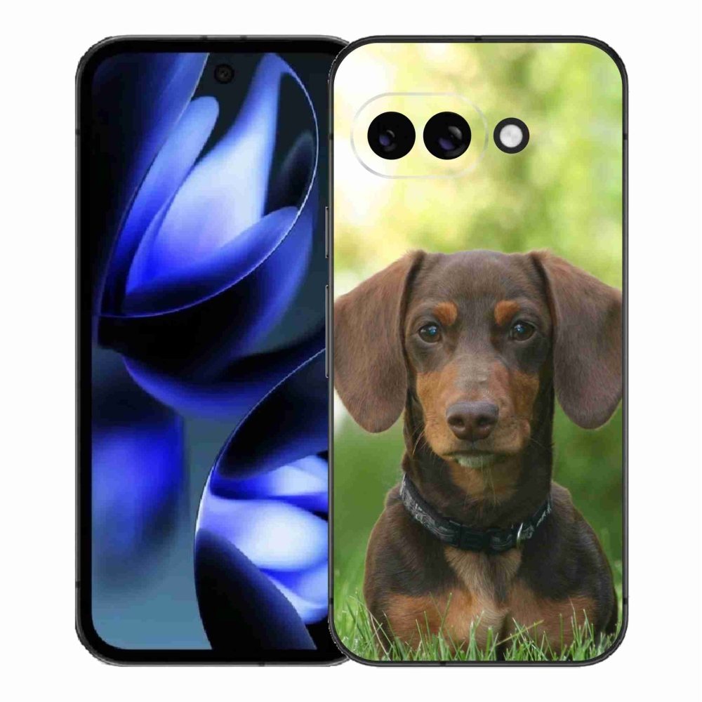 Zselés borítás mmCase a Google Pixel 9a számára - barna tacskó