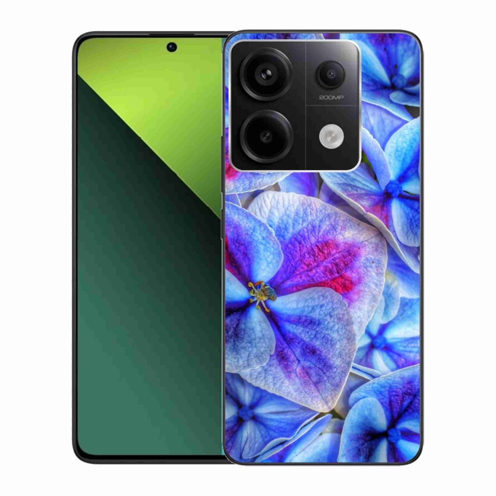 Gél borítás mmCase a Xiaomi Redmi Note 13 Pro 5G/Poco X6 5G számára - kék virágok 1
