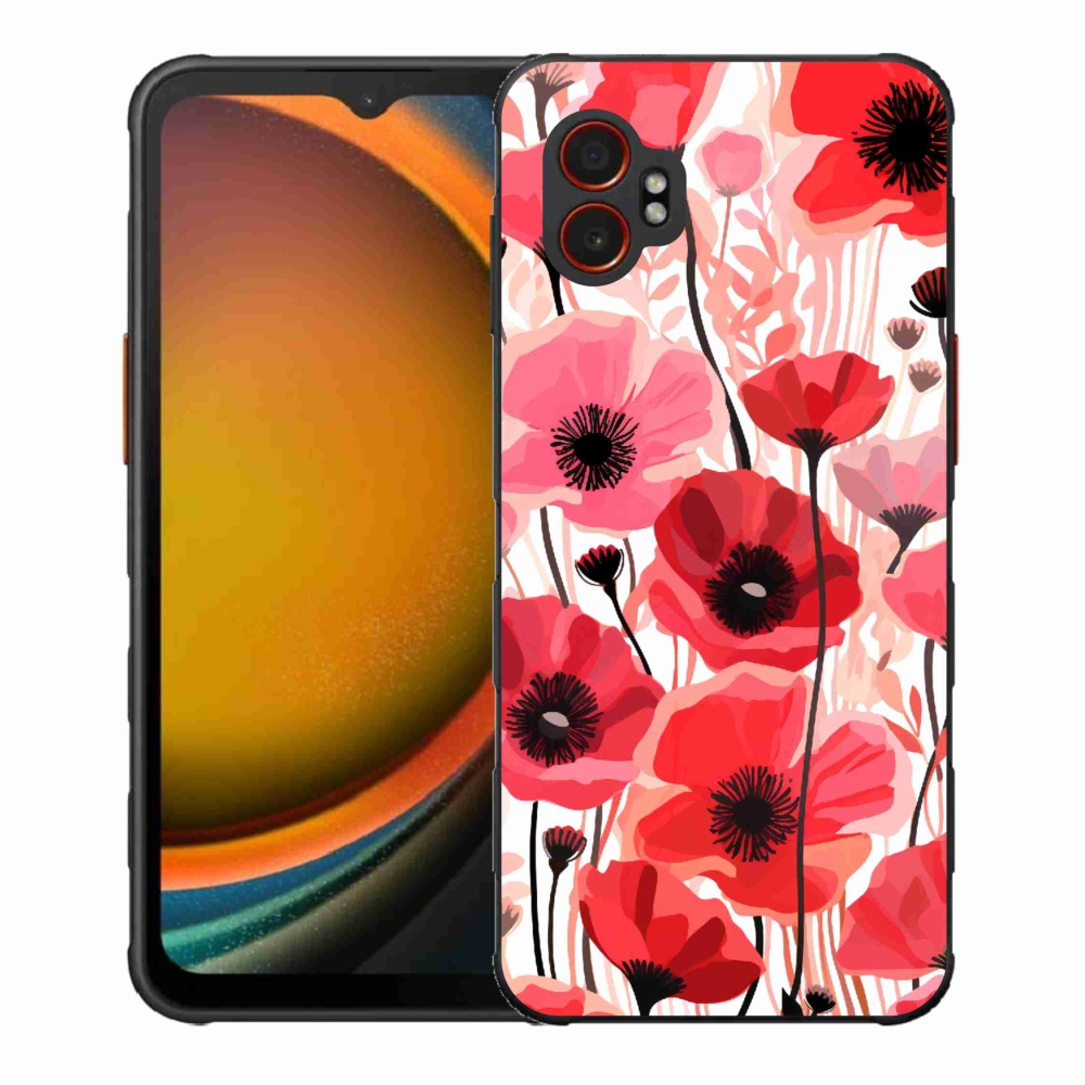 Zselés borítás mmCase Samsung Galaxy Xcover 7 Pro - mákos 1