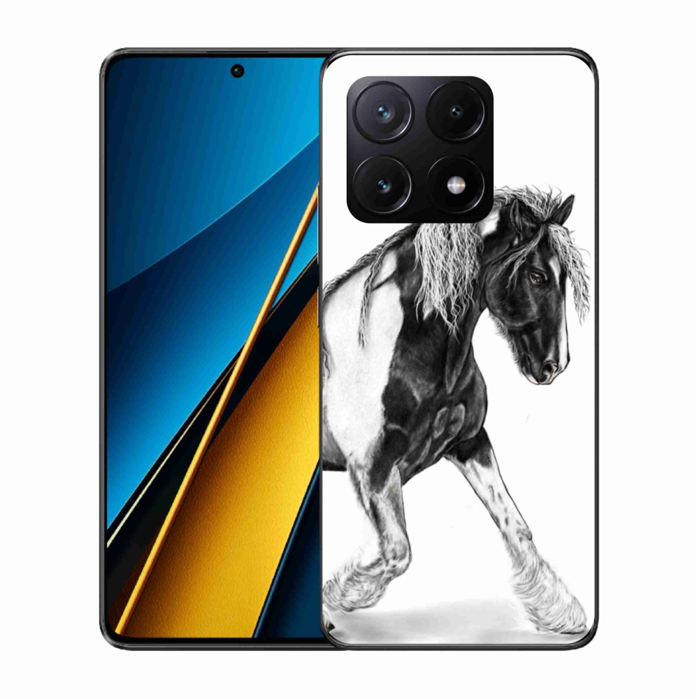Gél borítás mmCase a Xiaomi Poco X6 Pro 5G számára - ló