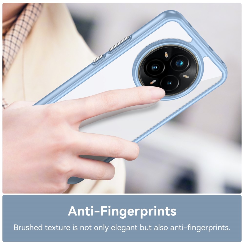 Gél tok fix hátlappal a Realme 14 Pro+ 5G készülékhez - kék