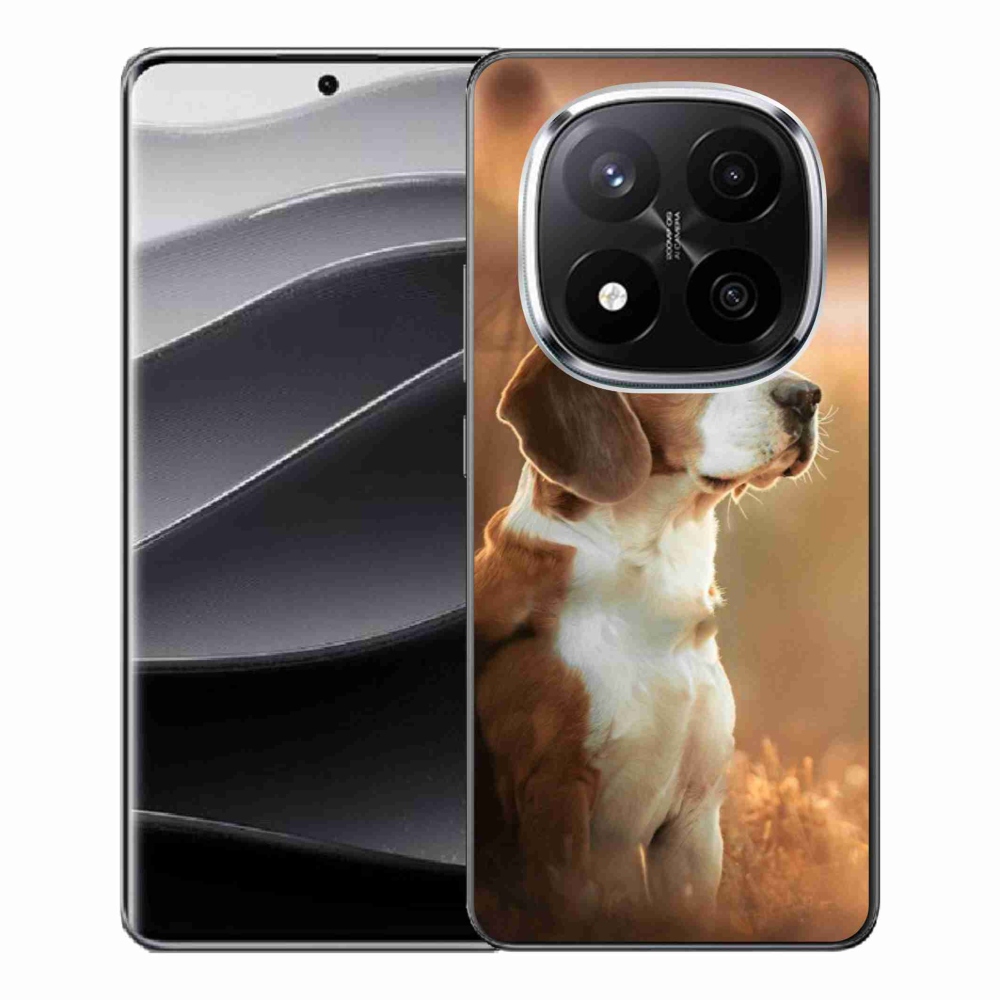 Gél védőhuzat mmCase a Xiaomi Redmi Note 14 Pro+ 5G számára - bézs színű