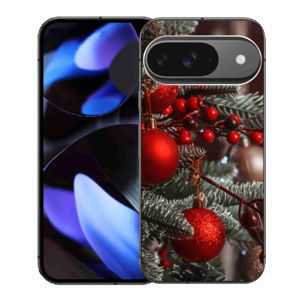 Gél borítás mmCase a Google Pixel 9/9 Pro számára - karácsonyi dekorációk 2