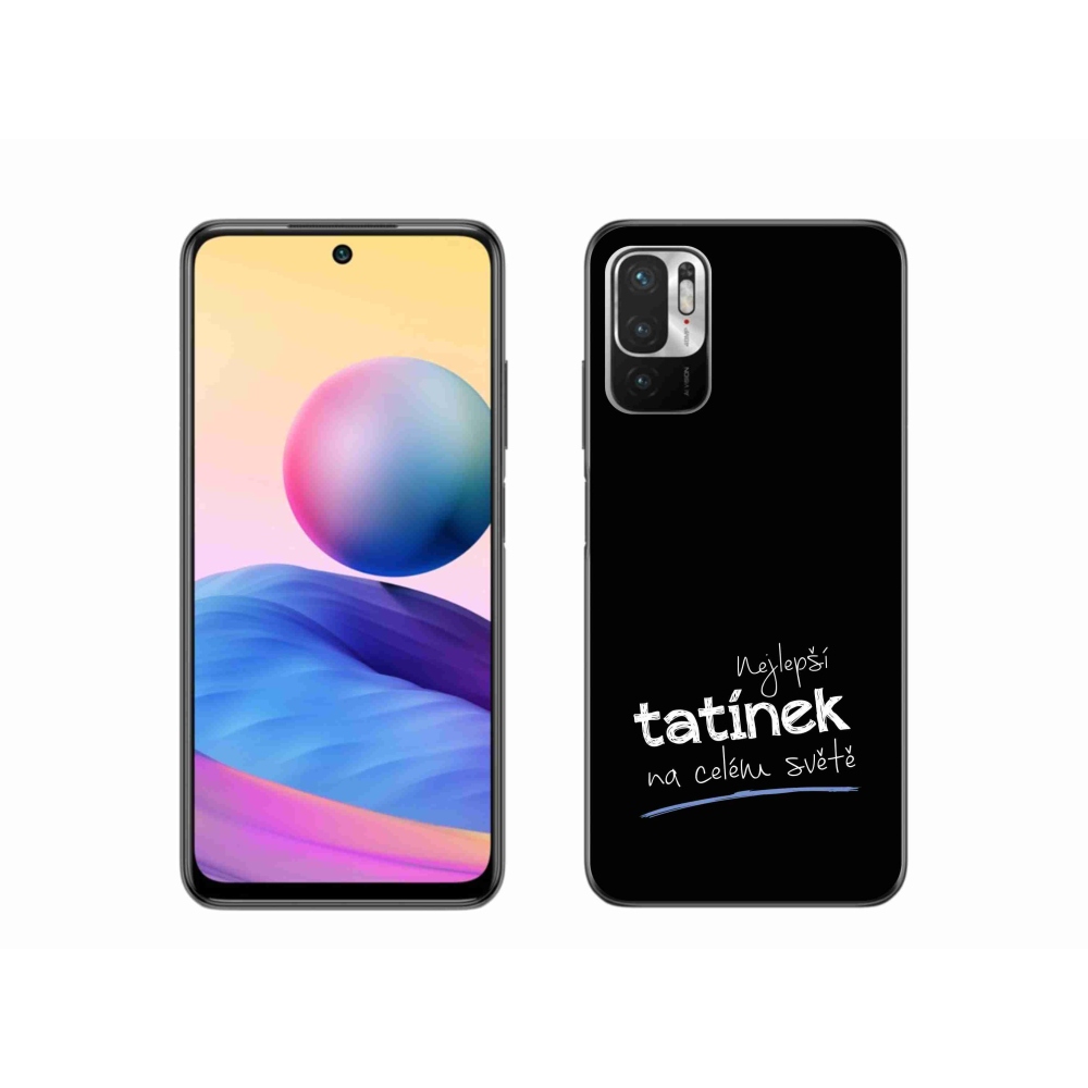 Gél borító mmCase a Xiaomi Poco M3 Pro/5G számára - legjobb apuci 4 fekete háttérrel