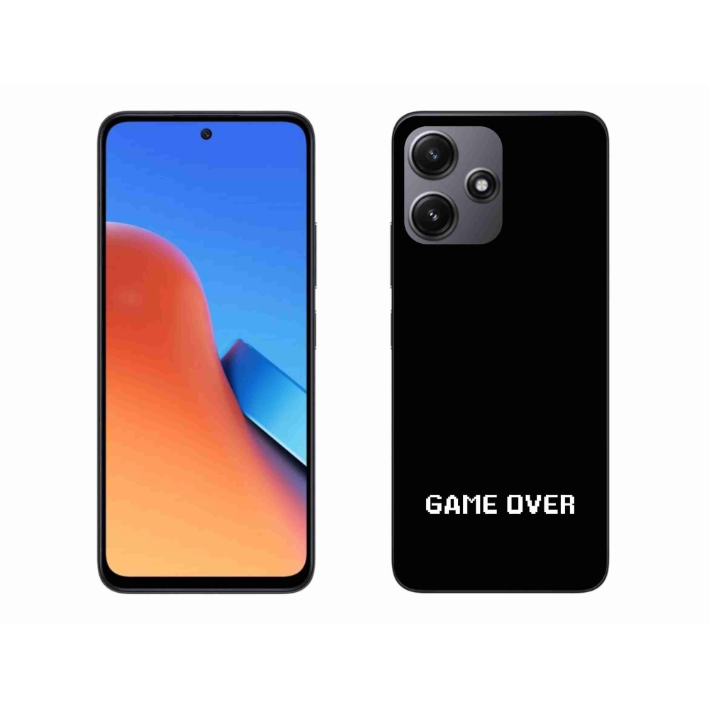 Gél borító mmCase a Xiaomi Redmi 12 5G-hez - játék fekete háttérrel