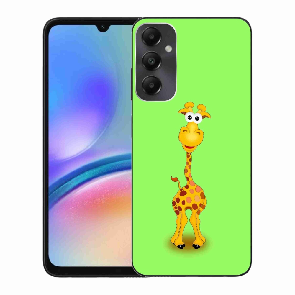 Zselés borítás mmCase Samsung Galaxy A05s készülékhez - rajzfilm zsiráf